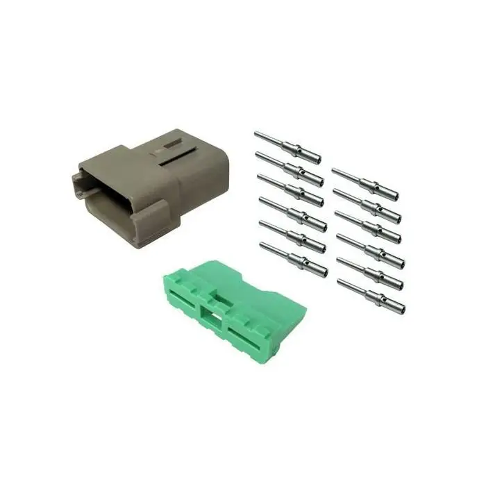 Endast denna vecka Deutsch DT Komplett, 0.5-1.5mm², Hane 12-pol,