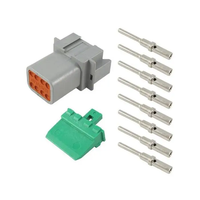 Deutsch DT Komplett, 0.5-1.5mm², Hane 8-pol, Fynd